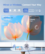 Proyector portátil 4K Wired or Wireless